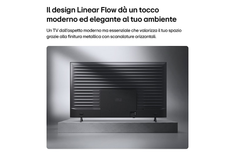Design Linear Flow TV 65NU850B6LA 2026